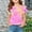 Pink, variant on Short T-Shirts Sleeve Kids Girls Round Neck Shirt New Bandhnu Blouses Bandhnu Shirt Top Purple Size 7 Years