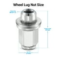 thumbnail image 3 of 24Pc Toyota OEM Factory Mag Lug Nuts 12x1.5 Chrome Tacoma TRD 4Runner 1.85" Tall, 3 of 6