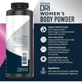 thumbnail image 4 of Certain Dri Body Powder for Women, Sweat & Odor Control, 8oz, Talc-Free, 4 of 4