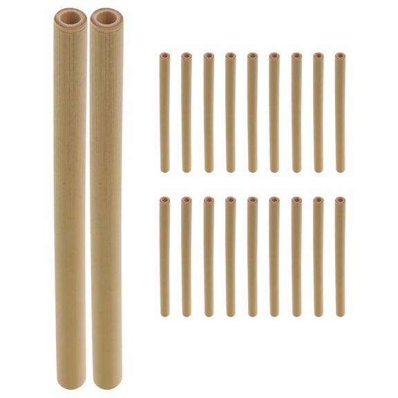 ETHZZLE 20pcs Queen Cages for Bees Bee Tubes Bamboo Chocolate Pollination Farming