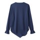 thumbnail image 4 of Camisetas de Cuello en V de Manga Larga para las Mujeres Blusa de Ruffle Casual Camiseta de Trabajo Tops, Tops de Manga Larga de Moda para las Mujeres 2025 Pullover Suelto, 4 of 6