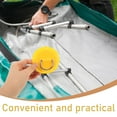 thumbnail image 4 of OULII D-shaped Yellow PVC Kayak Buckles 2Pcs for Inflatable Boat and Kayaking Accessories, 4 of 8