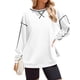 thumbnail image 2 of Sudaderas de Mujer de Larga, Cuello Redondo, Estilo Pullover, Ideales para Otoño e Invierno. con Cremallera Lateral, Perfectas para Salir. XXL, 2 of 10
