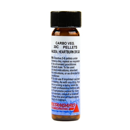 Hyland's Carbo Veg. 30C Pellets, Natural Relief of Nausea, Heartburn or Gas, 160 (Best Pellets To Burn)