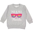 thumbnail image 2 of Inktastic Miami Florida Vacation Beach Trip Toddler Sweatshirt, 2 of 4
