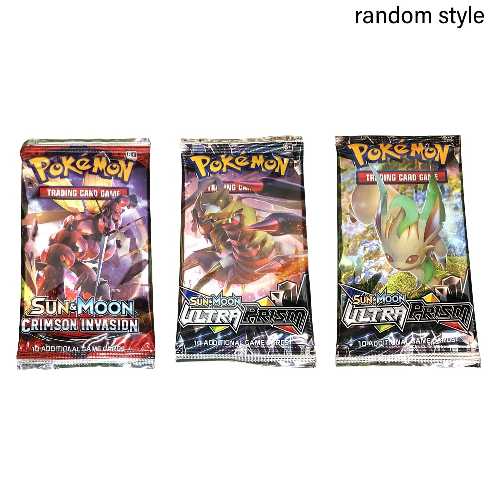 Poke Mon Random Booster Cards Pack Of 3 Walmart Com