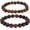 Amberwood Color, variant on Pcs Prayer Beads Bracelet, Natural Wooden Bead Mala Bracelets Link Wrist for Men Women Beaded Stretch Crafts Bangle Amberwood Color -
