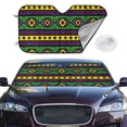 thumbnail image 2 of Balery Carnival Mardi Gras Print Car Windshield Sun Shade,Windshield Sunshade for Car Pickup Truck SUV Accessories-Medium, 2 of 7