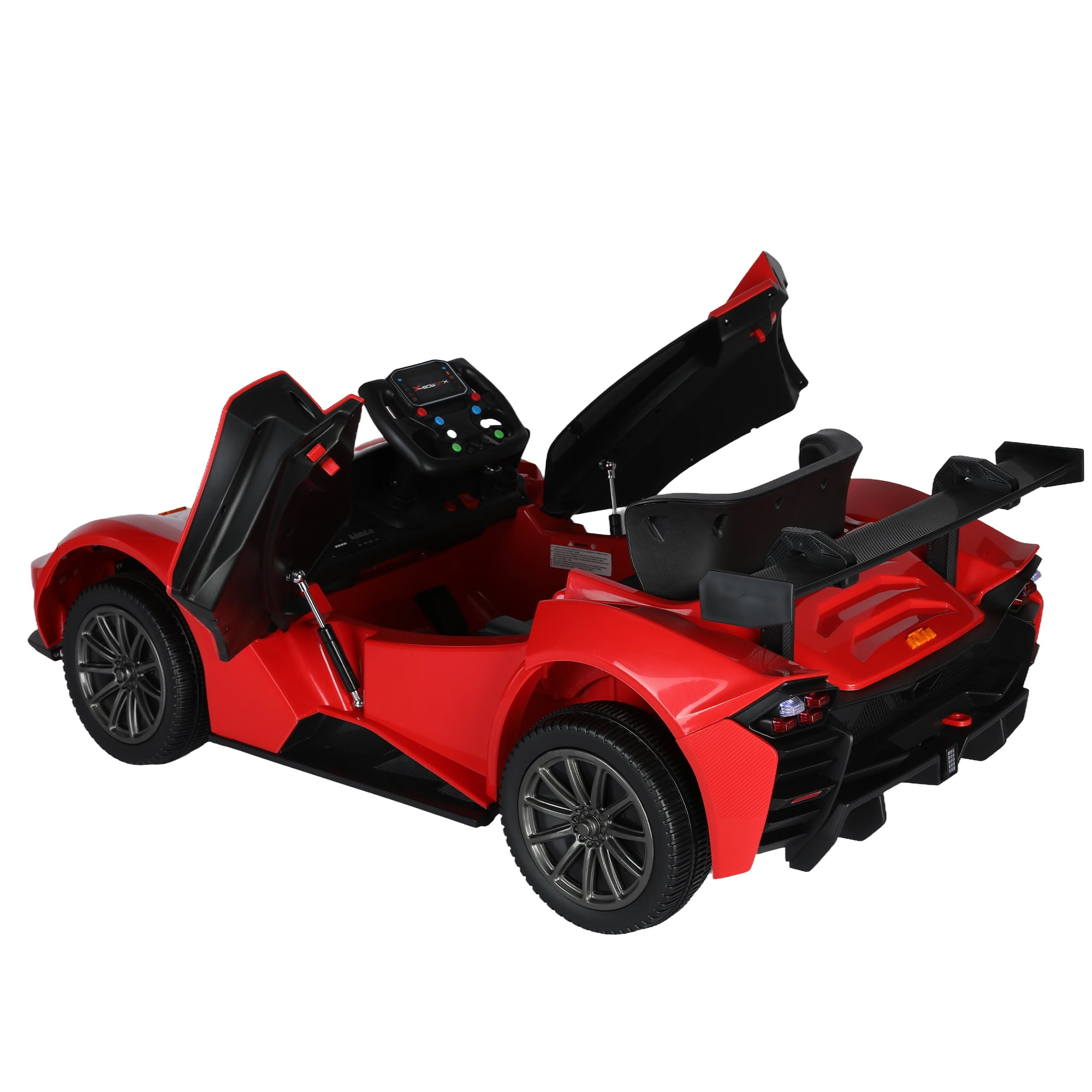 Resenkos 12v Electric Car for Kids Licensed ktm x bow gtx, Kids Ride On Car 2.4G with Parents Remote Control, Power Display, USB, MP3, Bluetooth, LED Light, Red Resenkos 12v Electric Car for Kids Licensed ktm x bow gtx, Kids Ride On Car 2.4G with Parents Remote Control, Power Display, USB, MP3, Bluetooth, LED Light, Red