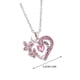 thumbnail image 3 of Collar de Dos Tonos Xihbxyly Forma de Corazon Colgante de Incrustaciones de madre, 3 of 3