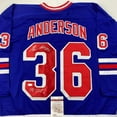 thumbnail image 2 of Autographed/Signed Glenn Anderson 94 SC Champs New York Blue Hockey Jersey JSA COA, 2 of 4