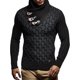 thumbnail image 5 of Suéter de punto de cuello alto con hebilla de cuero para hombres europeos y americanos de otoño e invierno para hombres, 5 of 5