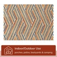 thumbnail image 5 of Well Woven Neema 5'3" x 7'3" Indoor/Outdoor High-Low Stripes Terracotta Area Rug, 5 of 8
