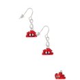 thumbnail image 3 of Delight Jewelry Resin Red Crab Silver tone Infinity French Earrings, 3 of 4
