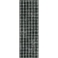 thumbnail image 5 of Twister.CK 2' x 6' Plaid Runner Rugs, Modern Washable Stain-Resistant Carpet, Non Slip Indoor Area Rug for Living Room Dining Room Office, Black, 5 of 7