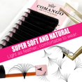 thumbnail image 4 of Extensión de pestañas ComAngo Easy Fan Volume Lashes 0.05 D Curl, 4 of 5