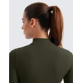 thumbnail image 4 of CRZ YOGA Butterluxe Cropped Athletic Jackets for Women Full Zip Up Track Tops, 4 of 5