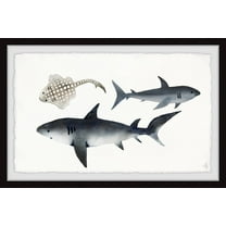 Marmont Hill Kings Of The Sea Framed Wall Art, 12.00" x 1.50"