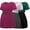 1-Deepgreen black/rose/gray darkgray, variant on Women's Short Sleeve Maternity Shirts Tops Pregnancy Clothes 3-Pack