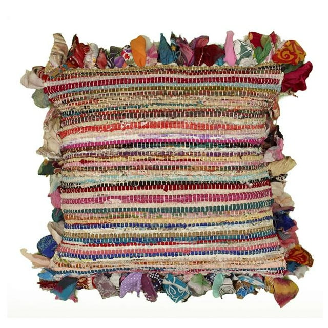 LR Resources PILLO04013MLTQQPL 26 x 26 in. Square Pillow, Multicolor