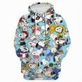thumbnail image 3 of Nueva sudadera con capucha con estampado de dibujos animados de Snoopy, con forma de corazón, para mujer, bonita sudadera holgada con dibujos animados, informal, versátil y a la moda, 3 of 5