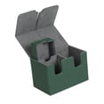 thumbnail image 1 of 160 Card Deck Box with Compartment Container for Trading Card Games Green, 1 of 8