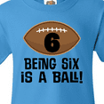 thumbnail image 4 of Inktastic 6th Birthday Football Sports Boys Youth T-Shirt, 4 of 5