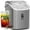 Gray, variant on Auseo Nugget Ice Maker Countertop , 35lbs/24H, Self-Cleaning, Ice Basket & Ice Shovel & Handle,  for Home/Office/Party, Red
