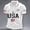 White-2, variant on Men's 250 Anniversary Usa Flag Print 4th of July Shirt 250th Anniversary USA Shirt, United States Marine Corps 250th Birthday Seal T-Shirt