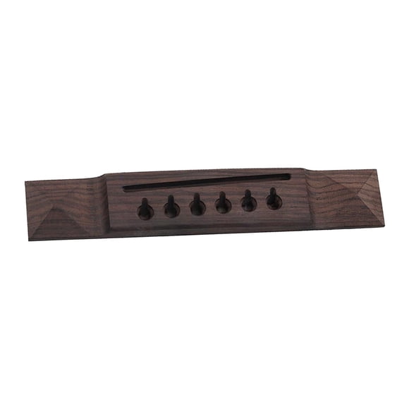 Accesorios para puente de guitarra, compactos, reemplazan la pieza ligera del instrumento musical. Palo de rosa