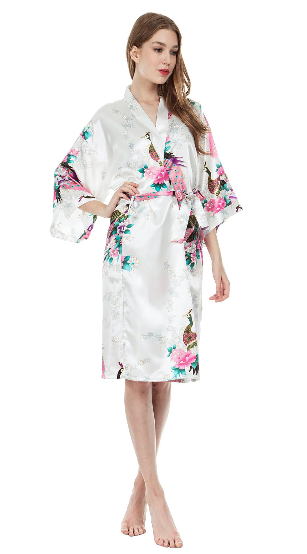Bubble Sleeve Kimono with waist belt Clothing Womens Clothing Pyjamas & Robes Robes 