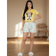 thumbnail image 2 of Pijama De 3 Piezas Mujer Pantalon Short Y Playera A Juego, 2 of 5