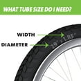 thumbnail image 4 of Slime Extra Strong Self-Sealing Bicycle Tube Schrader 26" x 1.75-2.125" Bike Inner Tube - 30045, 4 of 13