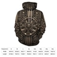 thumbnail image 4 of Retro Iron Art Regular Fit Hoodie, Sporty Pullover Hooded Sweatshirt for Men Women S, 4 of 6