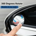 thumbnail image 7 of For Peugeot GT 2pcs Car Rearview Mirror Carbon Fiber Rain Eyebrow With Small Round Mirror Rain Cover Car Styling Accessories, 7 of 7