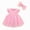 Pink, variant on Toddler Girl Summer Ruffle Sleeveless Lace Dress Baby Casual Fashion Birthday Party Outfits(White,6-9 Months)