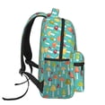thumbnail image 3 of Fotbe Mushrooms Pattern Casual Backpack for School, Travel, and Outdoor Activities - Durable, Lightweight, and Comfortable, 3 of 5