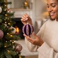 thumbnail image 6 of 3.15in Foam Christmas Ball Hanging Ornaments, Lightweight Decorative Tree Baubles for Holiday Party, Home and Mantel Decor., 6 of 6