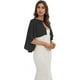 thumbnail image 2 of BRILLAR Elegantes chales tipo capa de gasa para mujer, perfectos para vestidos de noche y bodas, 2 of 5