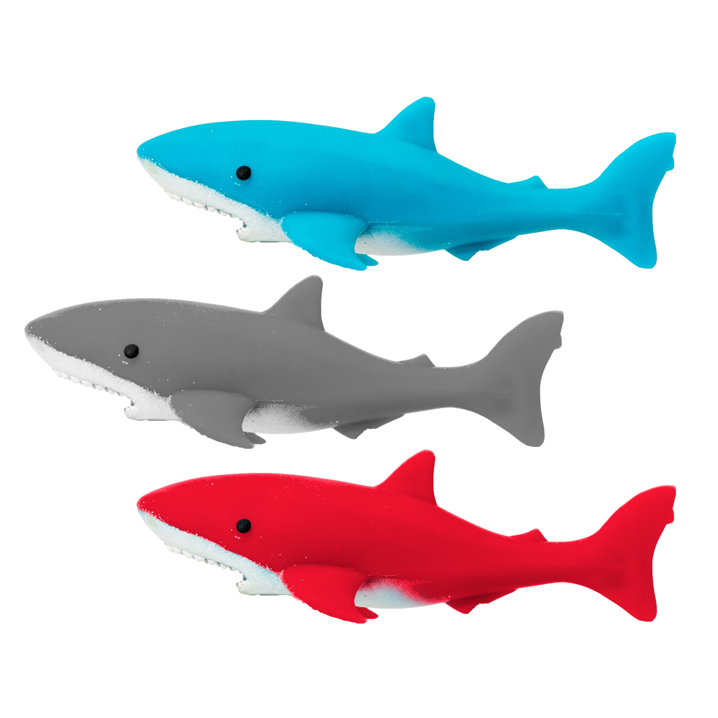 (3 pack) Play Day Flyin Flingers Dive Sharks Pool Toys, 3 Pieces