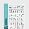 thumbnail image 3 of FitMate 8-Pack Workout Exercise Poster Bundle Set - Dumbbell, Barbell, Bodyweight, Kettlebell, and More Fitness Gym Workout Routine with Free Weights Home Gym Decor, Room Guide (16.5 x 25 Inch), 3 of 5