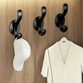 thumbnail image 6 of chaungfeng 5 Pack Non Perforated Coat Hooks, Wall Mount Heavy Duty Utility Retro Double Hooks for Hanging Coats,Hat, Towel, Key, Robe, Scarf, Bag, Cap, 6 of 6