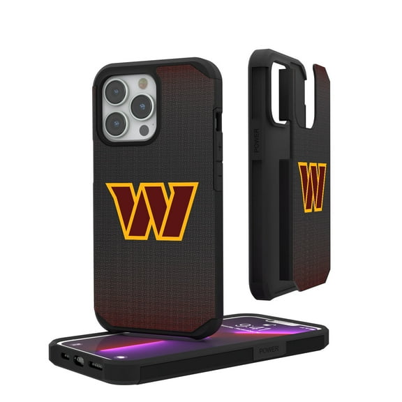 Washington Commanders Linen Logo iPhone Rugged Case