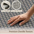 thumbnail image 6 of ODIKA 8'x10' Washable Area Rug Non-Slip Chair-Friendly Mat Interlocking Symmetrical Motif Neutral Toned Decorative Floor for Dining Room, Large Office, Lounge, 6 of 7