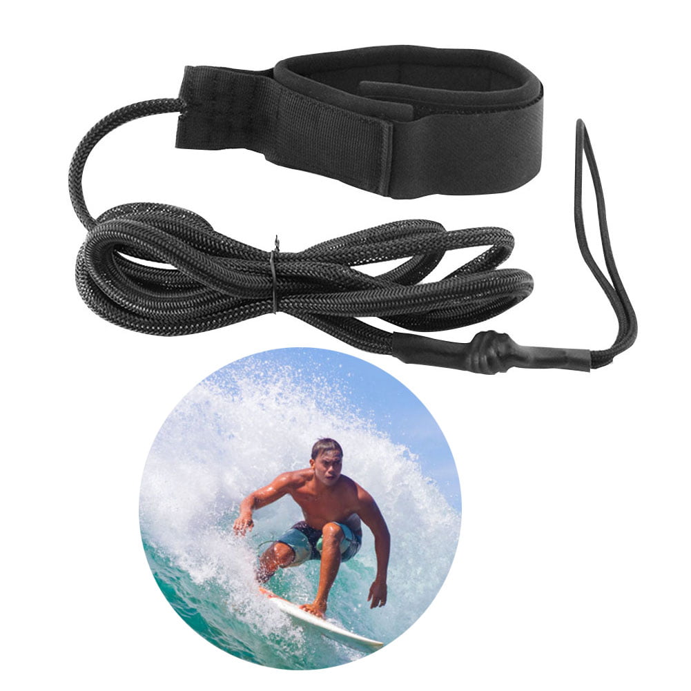 Surfboard Leash Coiled Stand UP Paddle Leashes Swivel Board SUP Rope String 