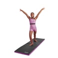 thumbnail image 4 of Justice 6' Three Folding Gymnastics Mat with Carry Handles, Black Iridescent, 1.5-inch Thickness, 4 of 5