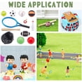 thumbnail image 6 of 24 Pcs Miniature Sports Set Mini Baseball Tennis Football Basketball Rugby Bowling Table Tennis Ball Clubs Ball Bats Mini House Decoration Accessories for Collection, 6 of 6