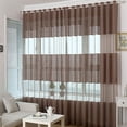 thumbnail image 2 of Paneles de cenefa Sunnimix Cortinas de gasa para sala de estar transparente, 2 of 8
