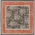 thumbnail image 6 of Hauteloom Berryman Hallway, Kitchen Patio Outdoor Runner Rug - Traditional - Black, Beige, Dark Red - 2'5" x 11'10", 6 of 12