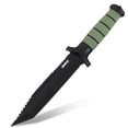 thumbnail image 3 of Dispatch 14 Inch Fixed Blade Knives With Nylon Sheath Hunting Knives Set Camping Knife With Glass Breaker, 3 of 11